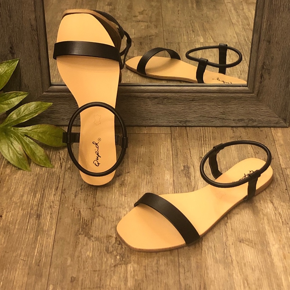 🧡🌞NEW Stiletto Front Flat Slip-On Sandals 🧡